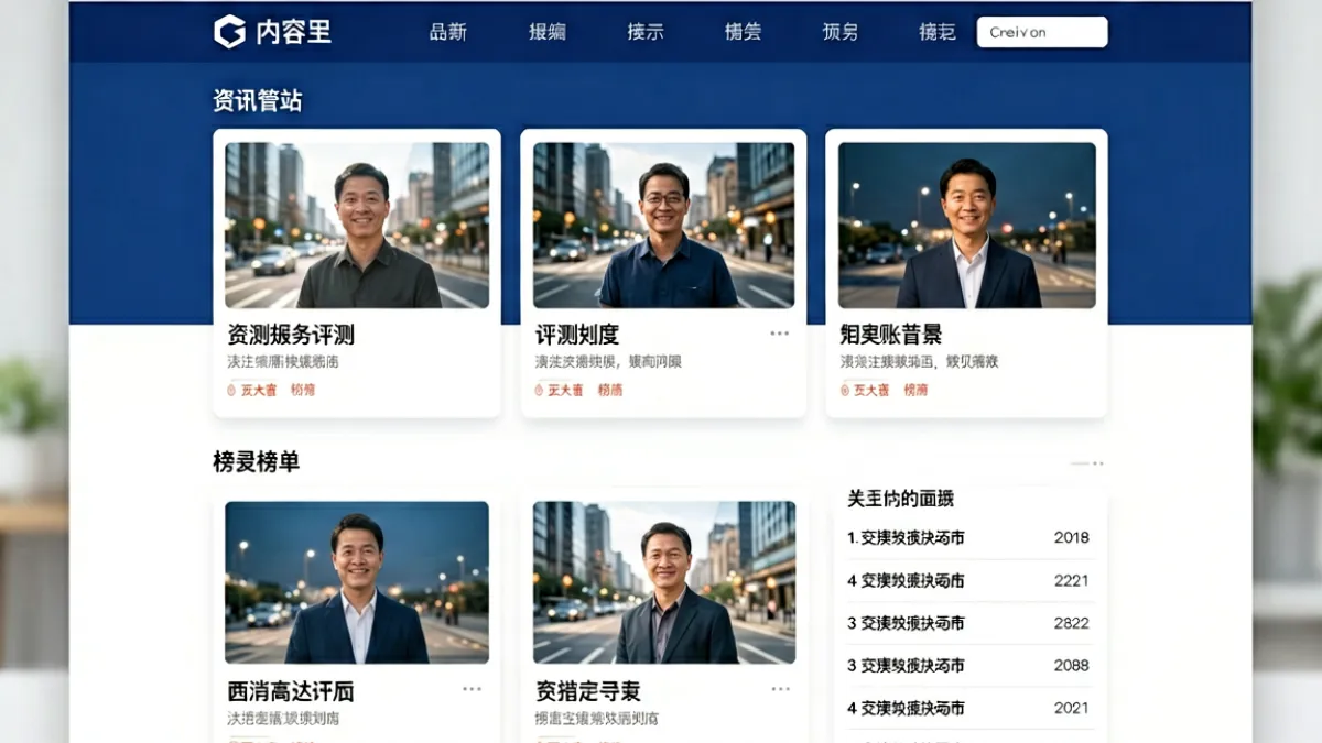 51cg 门户首页全景截图，展示资讯、评测、榜单等核心栏目入口的整体布局