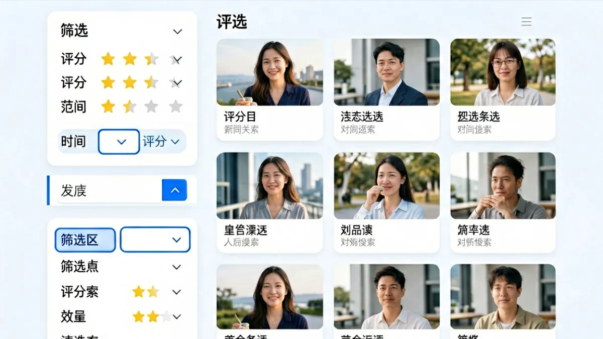 51cg搜索结果页面，用户正在通过左侧标签筛选器按评分和更新时间过滤内容
